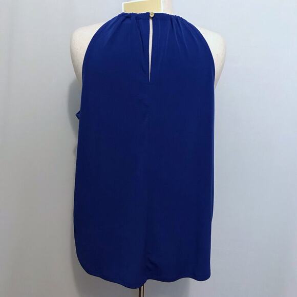 Michael Kors NWT Royal Blue Sleeveless Blouse Women XL - Picture 5 of 11